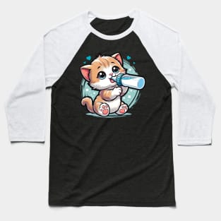 Milk Meow Baseball T-Shirt